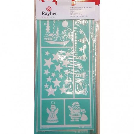 Schablone Selbstklebend Winter