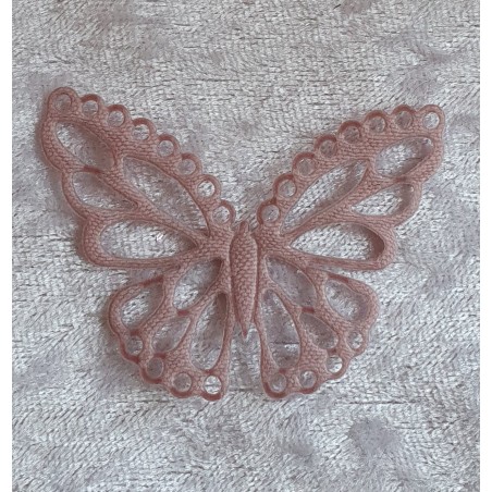 Schmetterling aus Stoff rosa