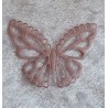 Schmetterling aus Stoff rosa