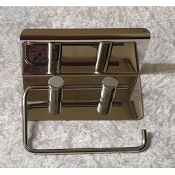 Toilettenpapier Halter silber