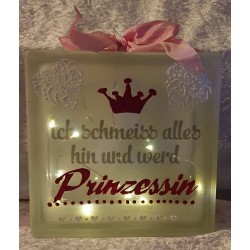 Glasbaustein mit Beleuchtung