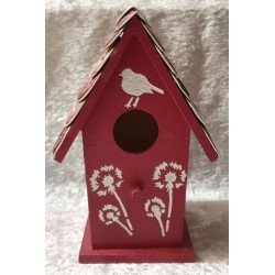 Vogelhäuschen Nespressokapseln pink