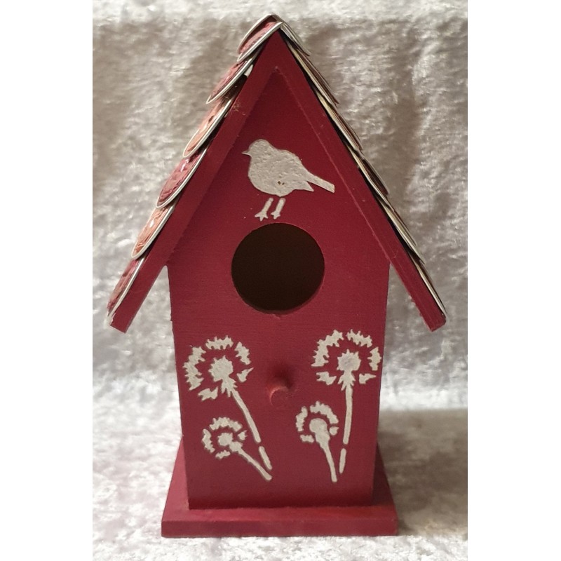 Vogelhäuschen Nespressokapseln pink