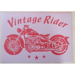 Schablone Motorrad
