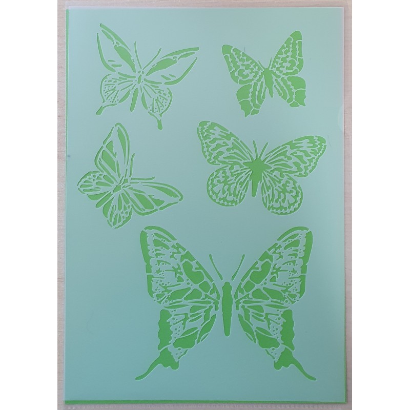 Schablone Schmetterling