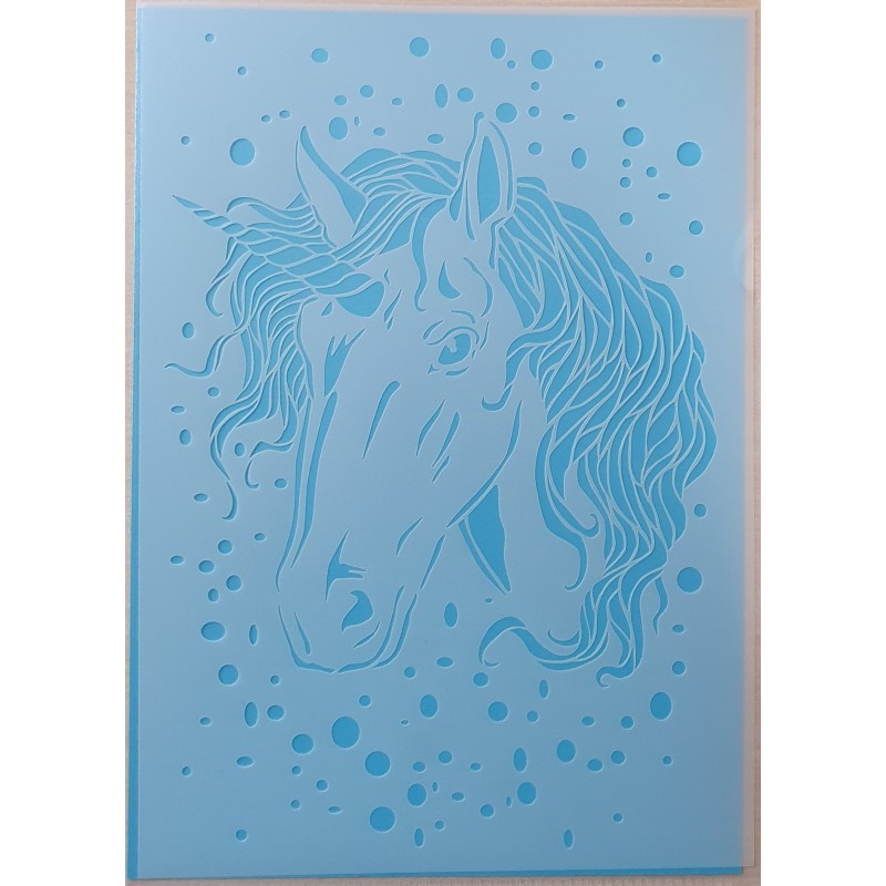 Schablone Einhorn