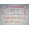 Schablone Freunde sind wie Sterne