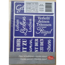 Schablone Selbstklebend Flügel
