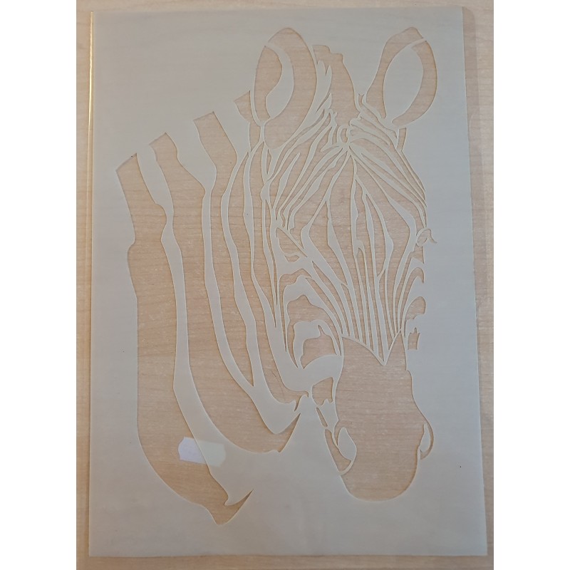 Schablone Zebra