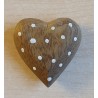 Holz Herz braun