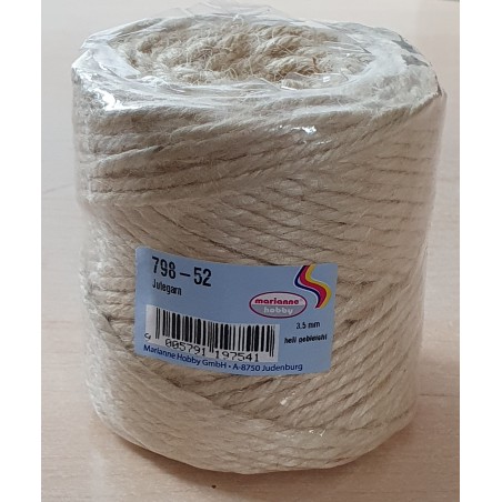 Jutegarn creme