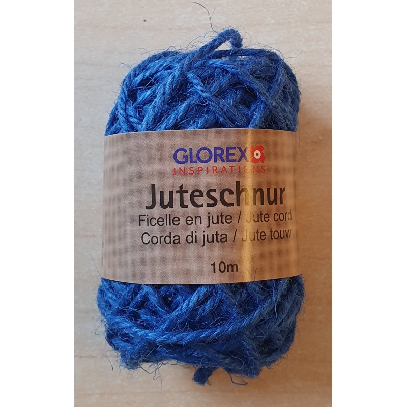 Juteschnur blau