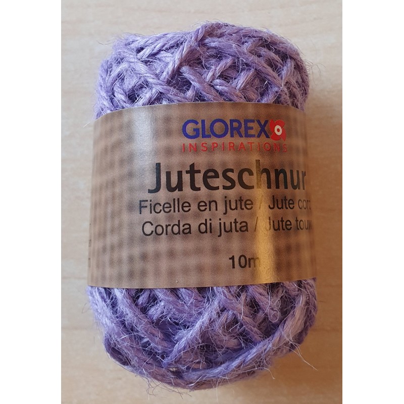 Juteschnur lila