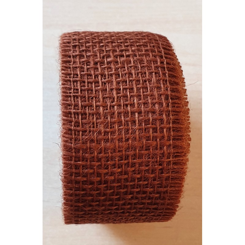 Juteband braun