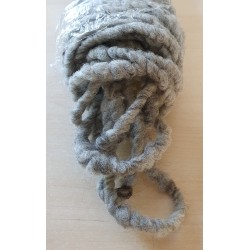 Deko Wolle grau