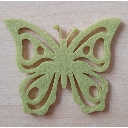 Filz Schmetterling lindengrün