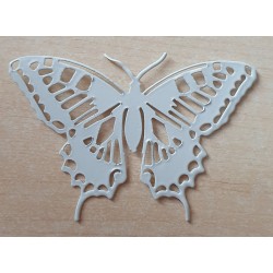 Metall Schmetterling weiss