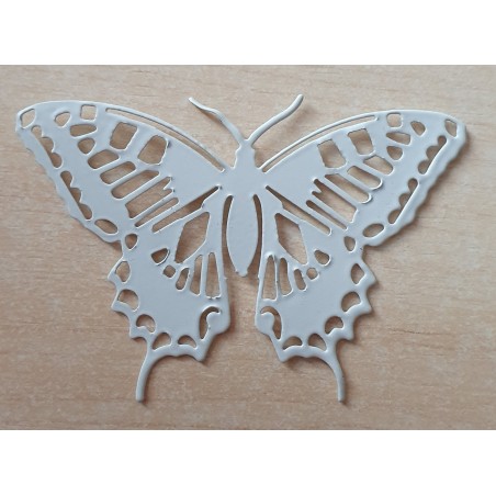 Metall Schmetterling weiss