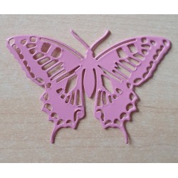 Metall Schmetterling rosa