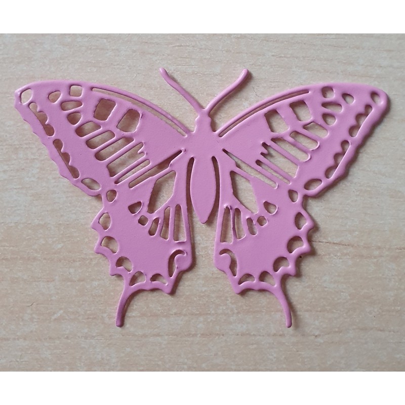 Metall Schmetterling rosa