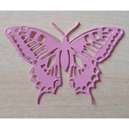 Metall Schmetterling rosa