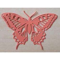 Metall Schmetterling orange