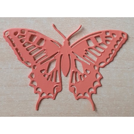 Metall Schmetterling orange