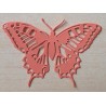 Metall Schmetterling orange