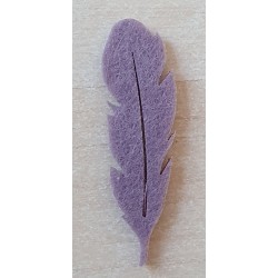Filz Feder mauve
