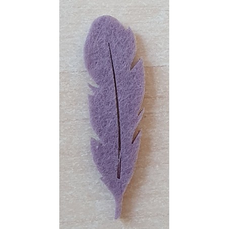 Filz Feder mauve