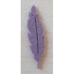 Filz Feder mauve
