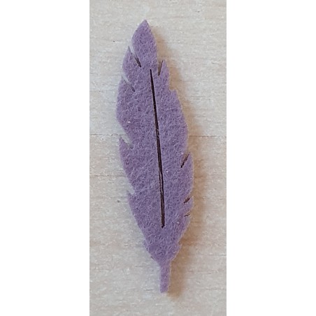 Filz Feder mauve