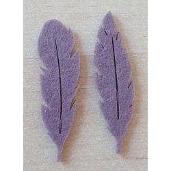 Filz Feder mauve