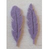 Filz Feder mauve