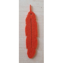 Filz Feder orange
