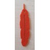 Filz Feder orange