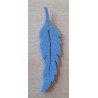 Filz Feder blau