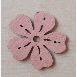 Holz Blume lachs