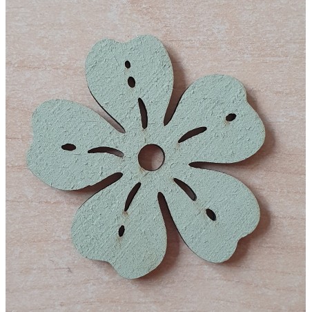 Holz Blume mint