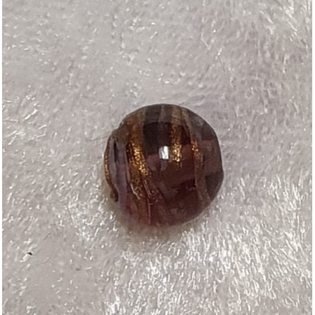 Glasperlen mauve