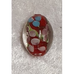 Glasperlen rot