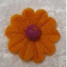 Filz Blume hellorange