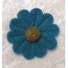 Filz Blume türkis
