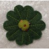 Filz Blume grün