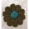 Filz Blume khaki