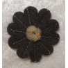 Filz Blume grau