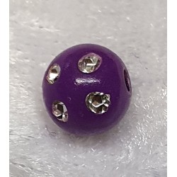 Strassperlen Kunststoff violette