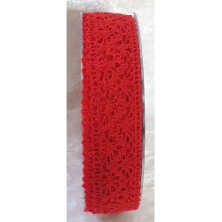 Spitzenband rot