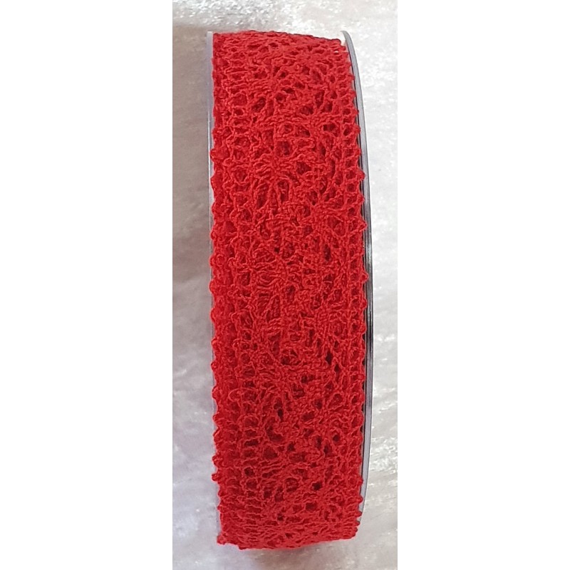 Spitzenband rot