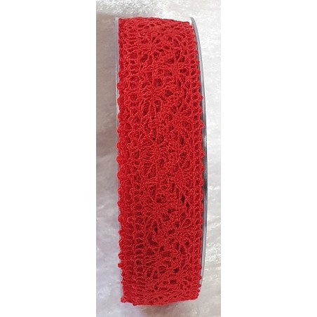 Spitzenband rot